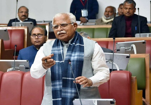 Haryana's growth rate pegged at 7.1%: Chief Minister Manohar Lal Khattar