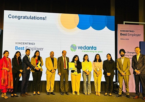 Vedanta recognised as Kincentric Best Employer 2022