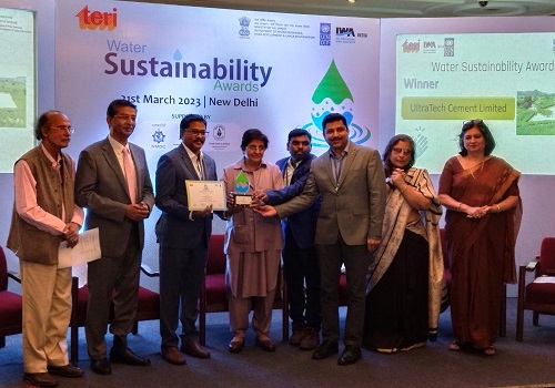 UltraTech Cement wins `TERI-IWA-UNDP Water Sustainability Award`