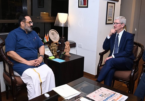 Tim Cook, Rajeev Chandrasekhar discuss boosting manufacturing, exports