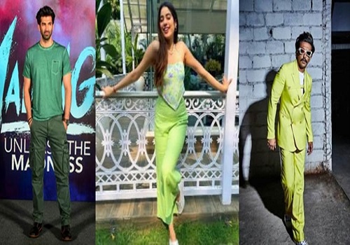 Wear the colour lime with style