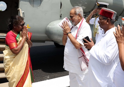 President Droupadi Murmu arrives in Odisha on a three-day visit