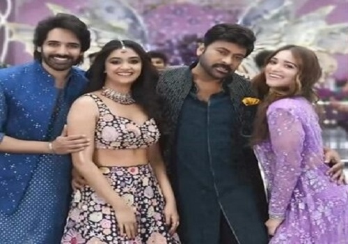 Chiranjeevi shares a BTS video of 'Bholaa Shankar' song in making
