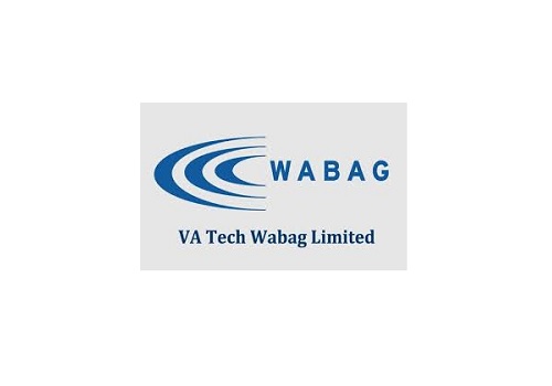 Buy VA Tech Wabag Ltd.For Target Rs.634 - Yes Securities Ltd