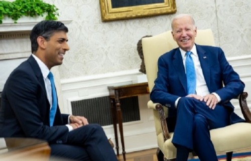  RushiSunak,  Joe Biden unveil new economic partnership