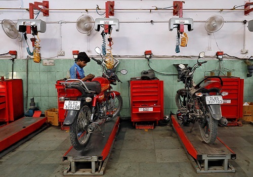 Hero MotoCorp trades higher on reporting 7% rise in total sales in May