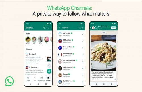 WhatsApp launches new feature 'Channels' for broadcast messages