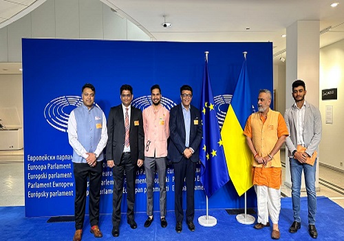 CMAI promoted 'Make WITH India` at the EU-India Leaders Conference 2023 in EUROPEAN PARLIAMENT, Brussels