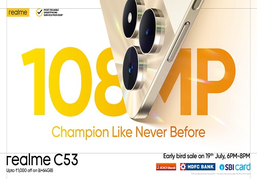 realme announces `Early Bird Sale` for realme C53 on July 19