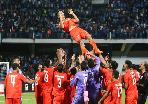 Prime Minister Narendra Modi, Anurag Thakur extend greetings to Indian football team on SAFF Championships triumph
