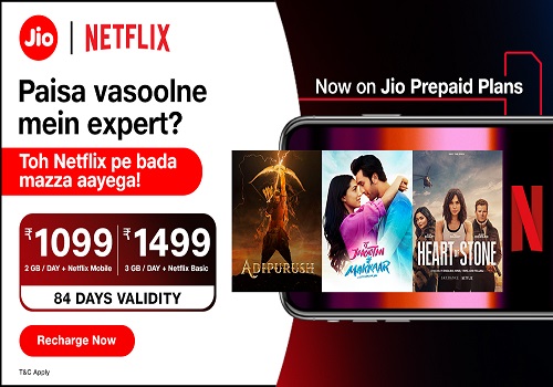 India`s Jio launches Netflix subscription on prepaid plans