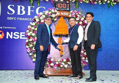 SBFC shares closes at 92 per share; 62% above its issue price