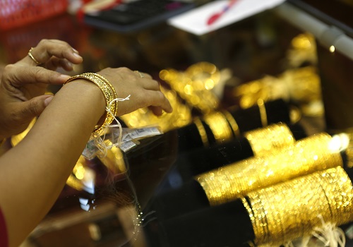 Gold Commentary : Gold prices steadied near two-week highs and was headed for their best week Say`s Mr. Navneet Damani, Motilal Oswal Financial Services.