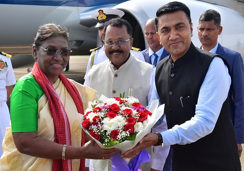 President Murmu arrives in Goa on three-day visit