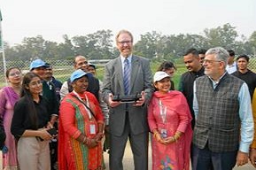 MIT`s Jonathan Fleming meets Namo Drone Didis, hails women empowerment in India