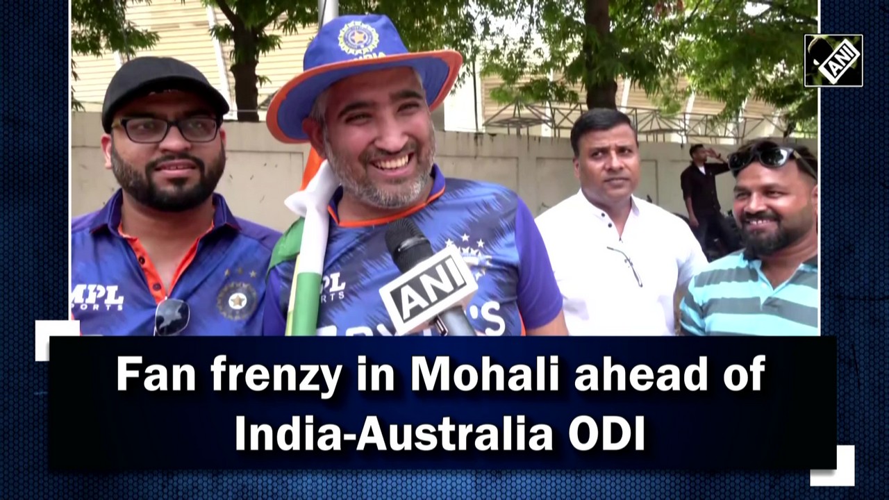 Fan frenzy in Mohali ahead of India-Australia ODI