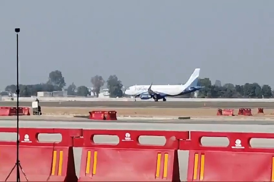 Jewar`s Noida International Airport conducts first trial landing successfully