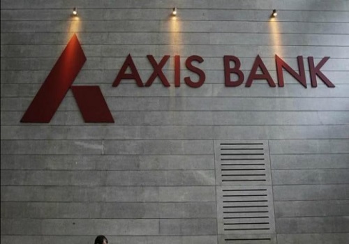 Axis Bank trades higher on the BSE