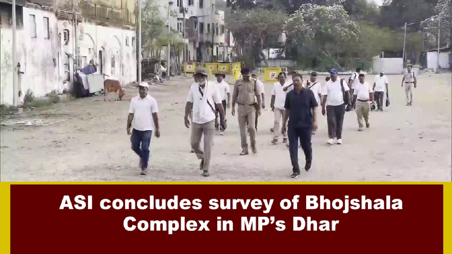 ASI concludes survey of Bhojshala Complex in Madhya Pradesh`s Dhar
