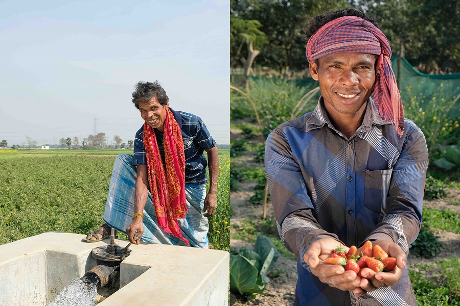 Ambuja Cements supports farmers in Farakka with innovative irrigation and high-value crop cultivation