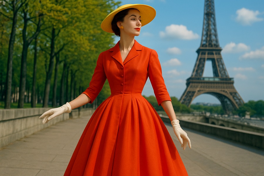 The Elegance of Dior`s `New Look` A Revolution in Post-War Fashion