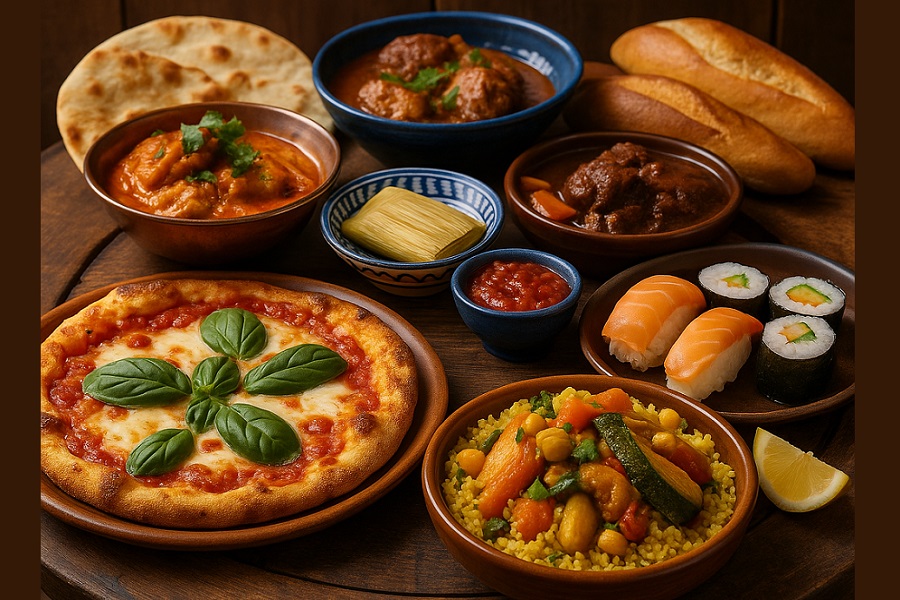 A World on a Plate: Exploring Global Cuisine Through Travel