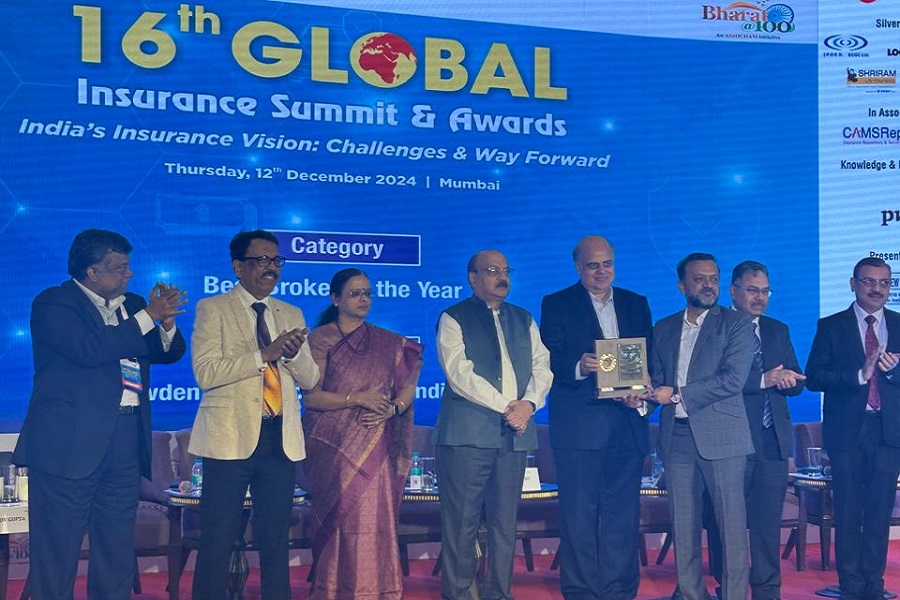 Howden India bags ``Insurance Broker of the Year`` at ASSOCHAM 16th Global Insurance Summit & Awards 2024