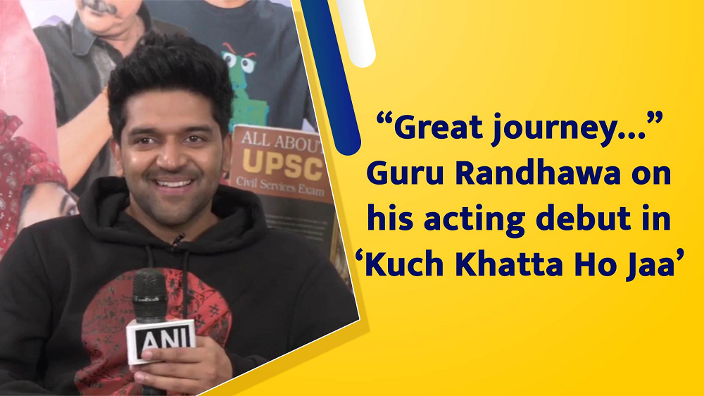 `Great journey Guru Randhawa on his acting debut in `Kuch Khatta Ho Jaa`