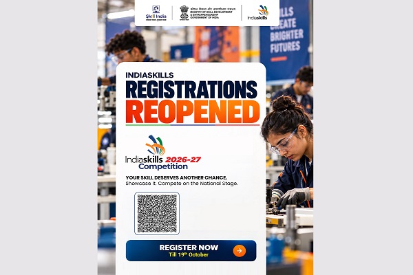 IndiaSkills registration window reopens after strong demand from aspirants