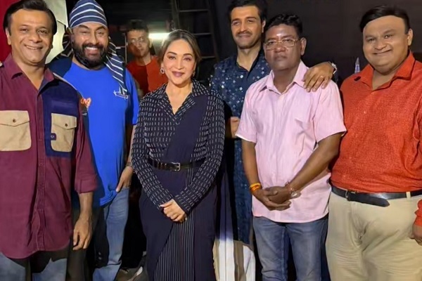 'TMKOC's Balvinder Suri aka Roshan Singh Suri reunites with Madhuri Dixit after 30 years, recalls Dil To Pagal Hai moment