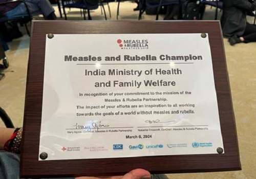 India gets `Measles & Rubella Champion` award for disease prevention