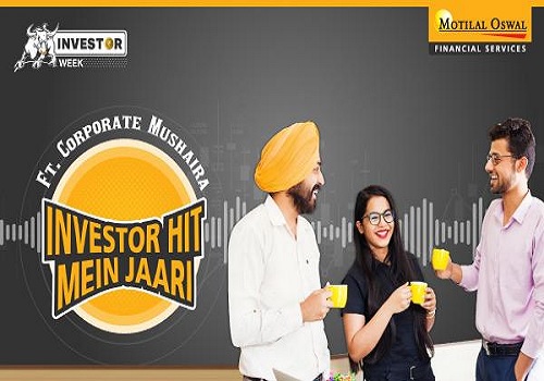 Motilal Oswal Financial Services Ltd. (MOFSL) launches #CorporateMushaira, an Audio-First campaign for World Investor Week