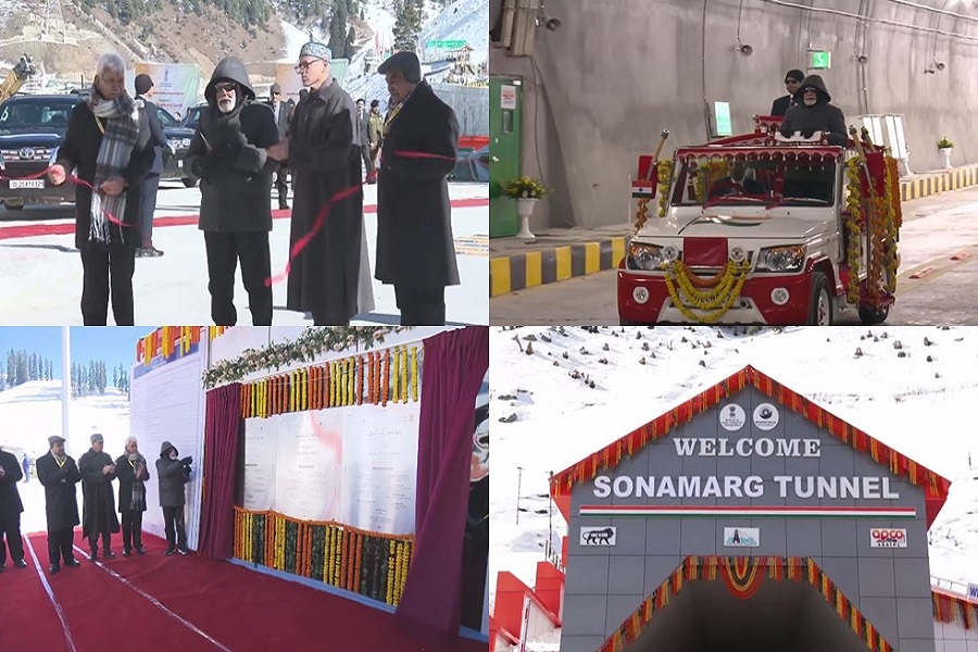 PM Narendra Modi inaugurates J&K's Sonamarg tunnel, dedicates it to nation