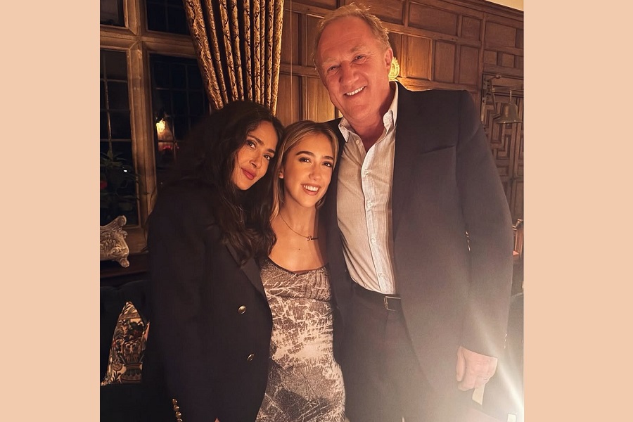 Salma Hayek celebrates daughter`s b`day with `dancing, laughter and love`