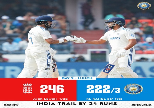 1st Test: Rahul`s unbeaten fifty, Iyer`s solid 34 help India inch closer to lead