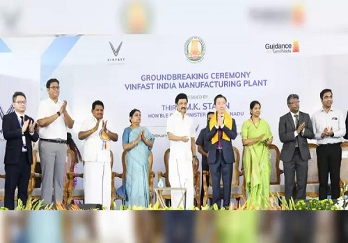 Tamil Nadu CM lays foundation stone for VinFast`s Rs 4,000-cr EV factory
