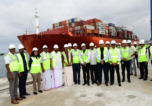 Adani Group`s Vizhinjam Port receives first mothership, puts India in world league