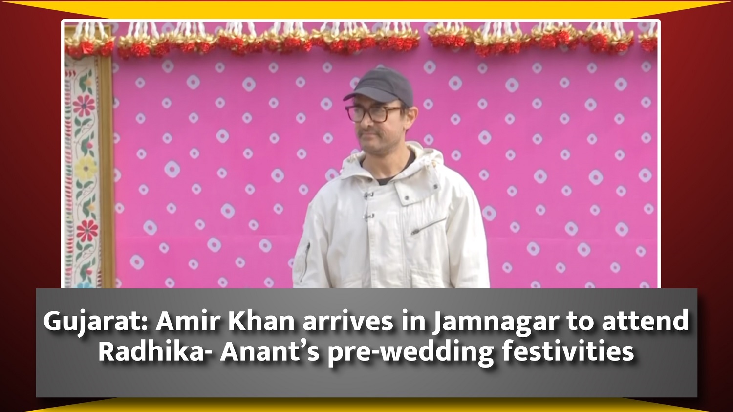 Gujarat` Amir Khan arrives in Jamnagar to attend Radhika- Anant`s pre-wedding festivities