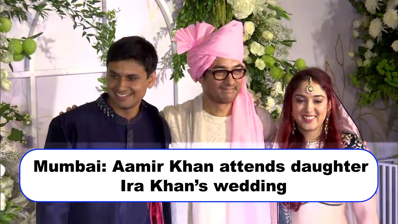 Mumbai: Aamir Khan attends daughter Ira Khan`s wedding