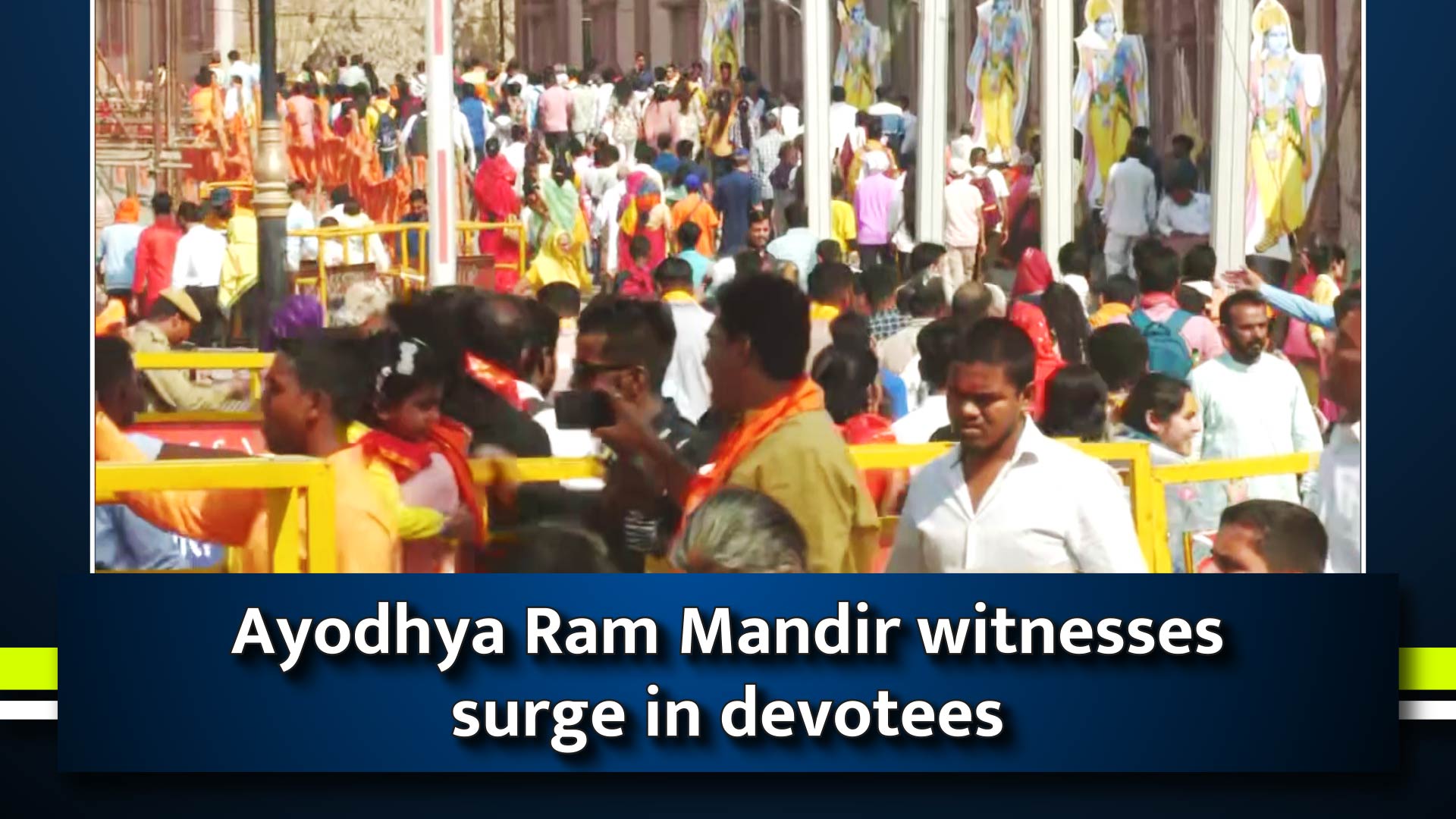 Ayodhya Ram Mandir witnesses surge in devotees