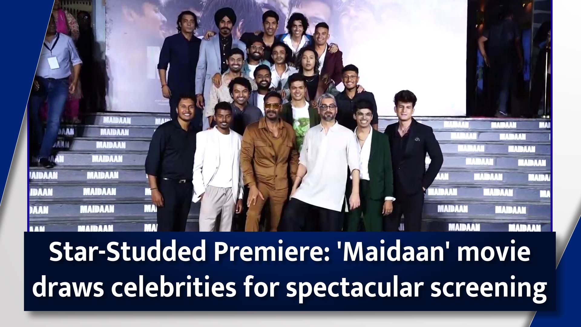 Star-Studded Premiere: 'Maidaan' movie draws celebrities for spectacular screening