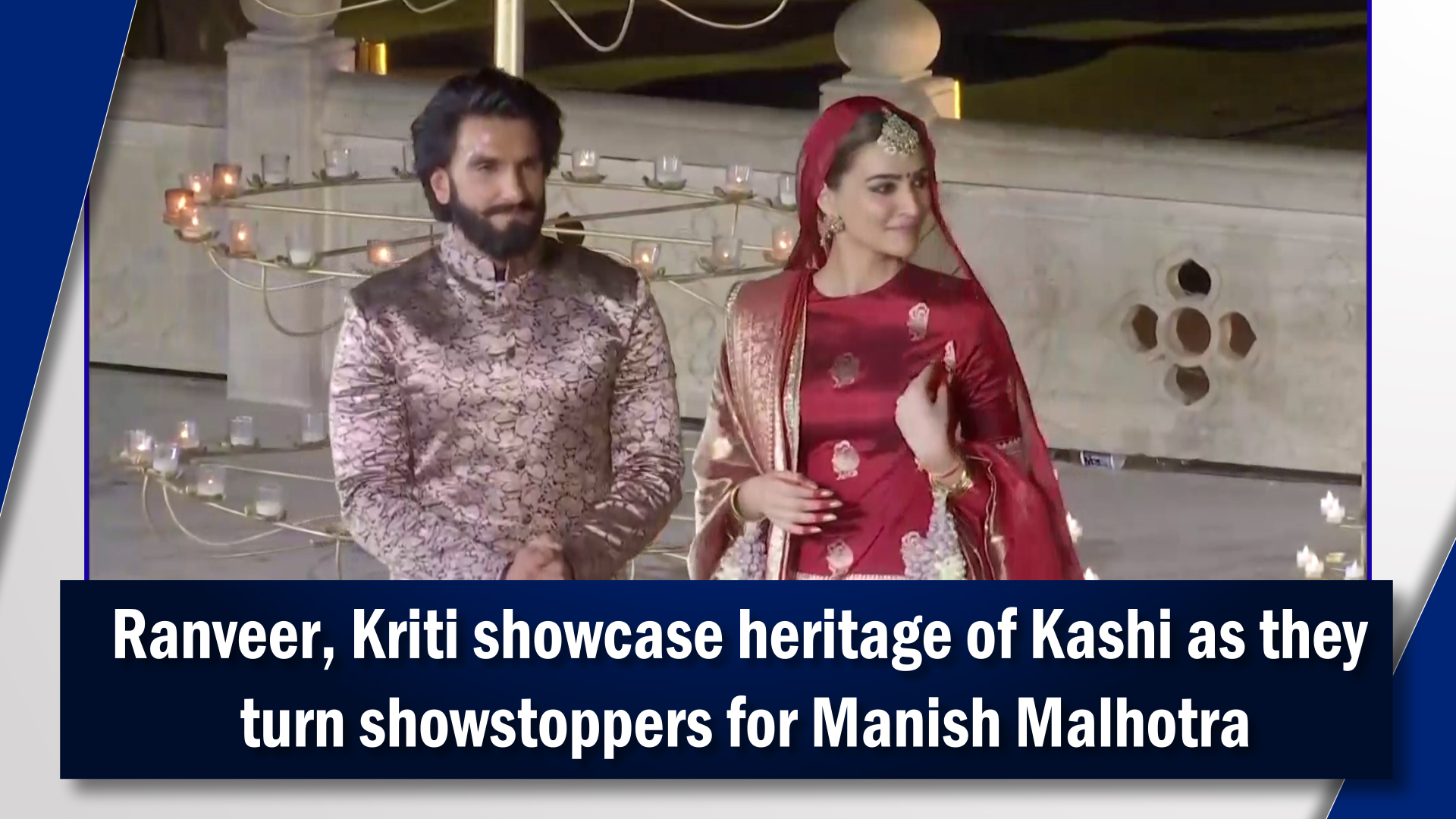 Ranveer, Kriti showcase heritage of Kashi as they turn showstoppers for Manish Malhotra