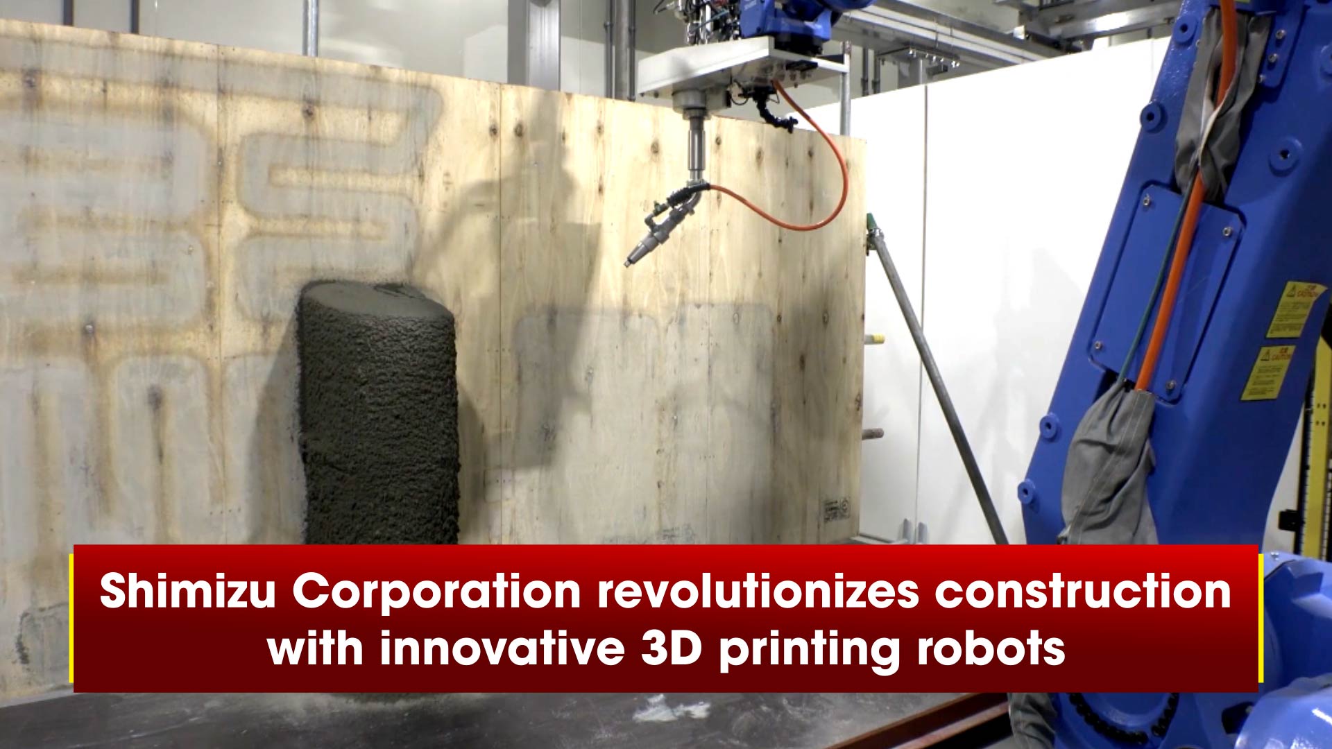 Shimizu Corporation revolutionizes construction with innovative 3D printing robots