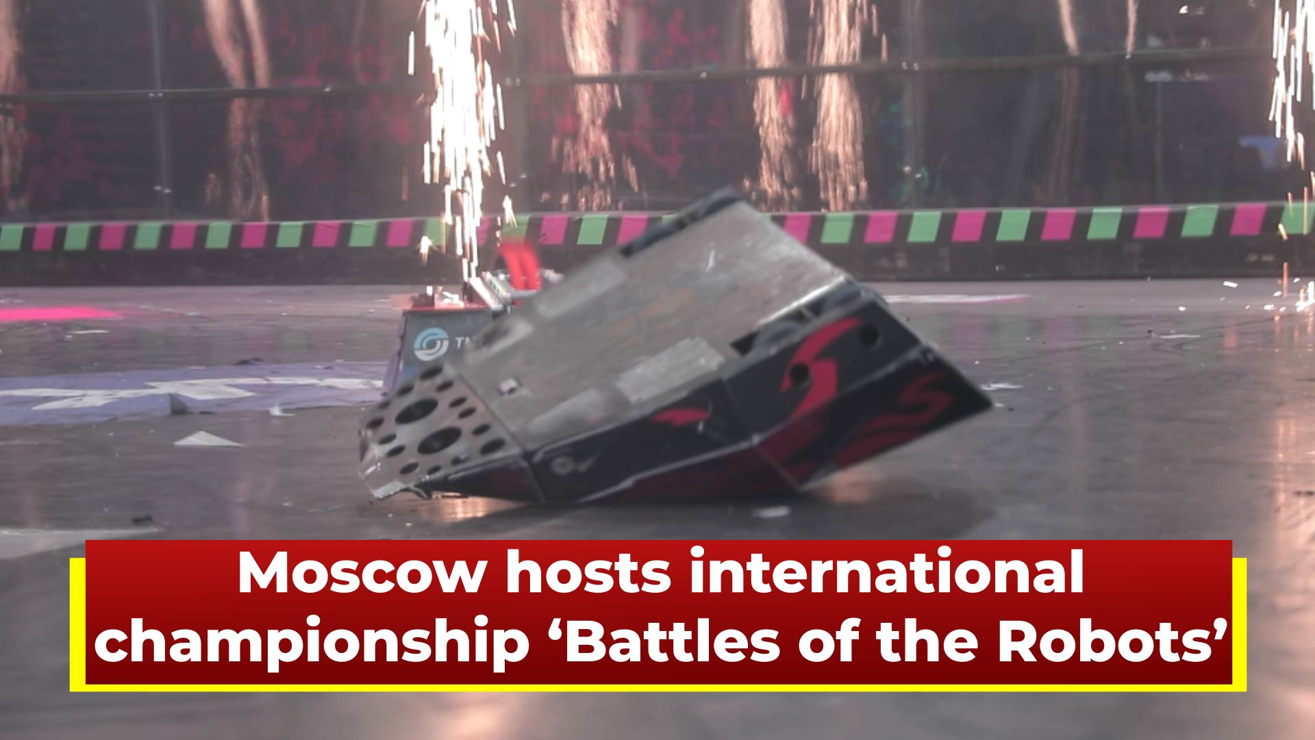 Moscow hosts international championship `Battles of the Robots`