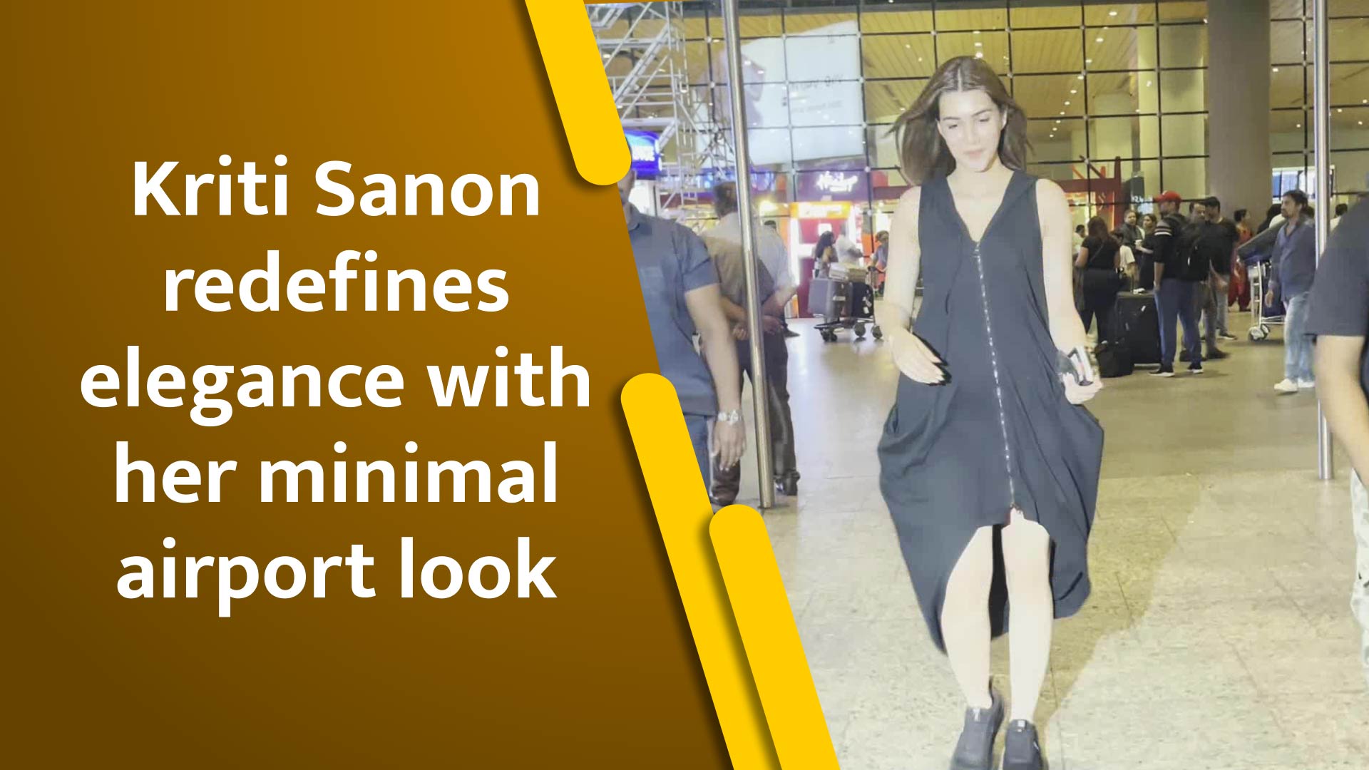 Kriti Sanon redefines elegance with her minimal airport look