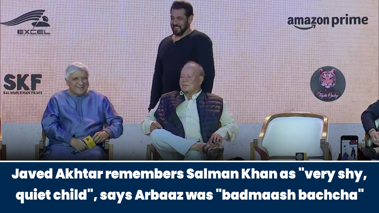 Javed Akhtar remembers Salman Khan as 