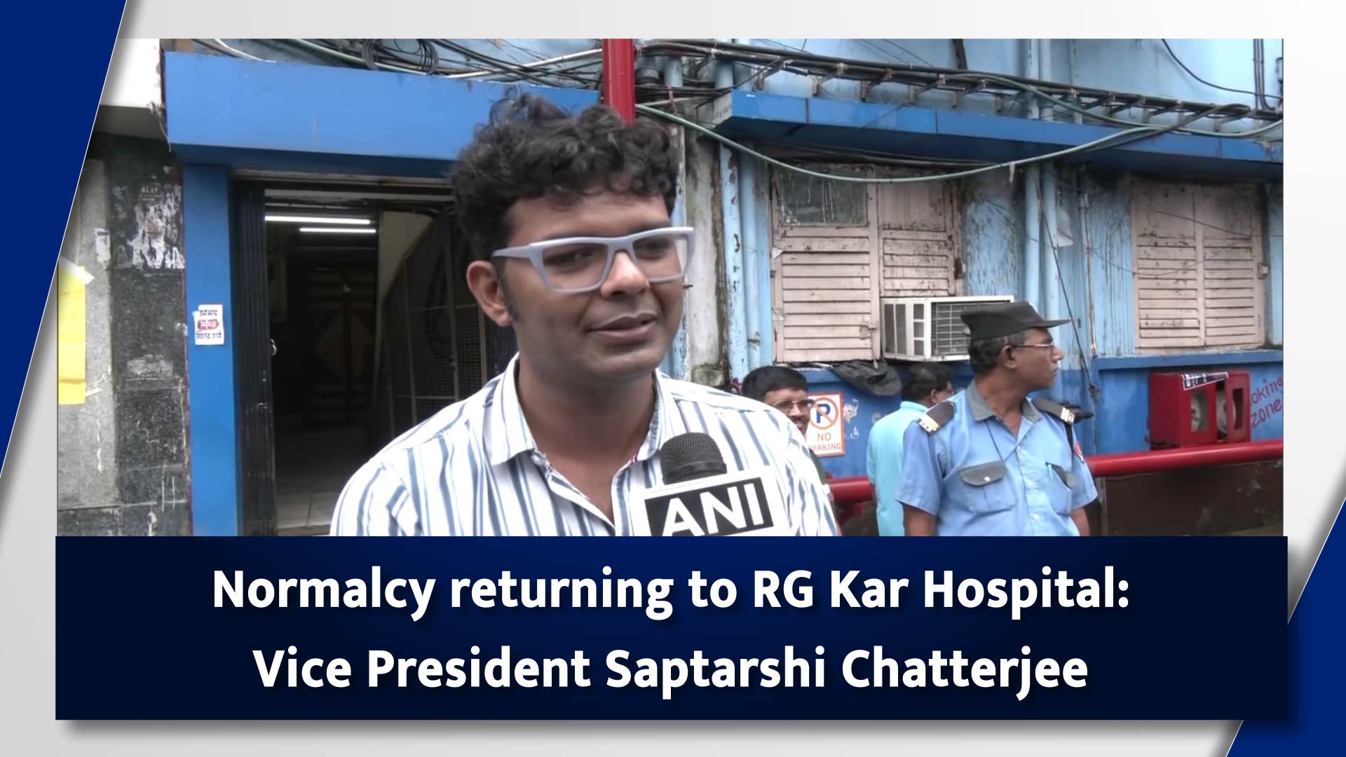 Normalcy returning to RG Kar Hospital : Vice President Saptarshi Chatterjee