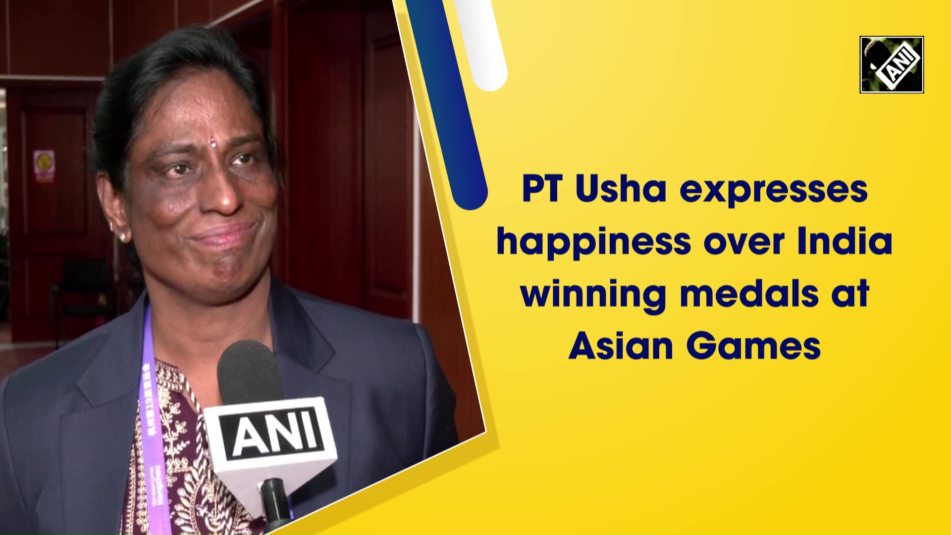 PT Usha expresses happiness over India winning medals at Asian Games