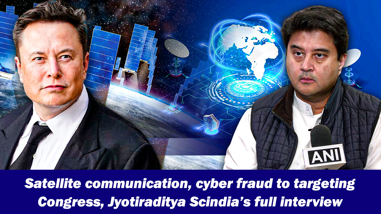 Satellite communication, cyber fraud to targeting Congress, Jyotiraditya Scindia`s full interview