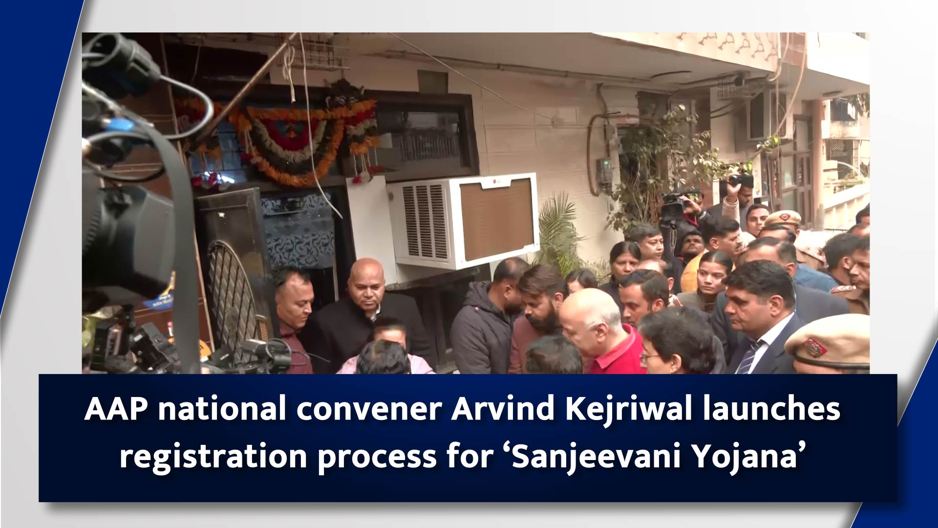 Aam Aadmi Party national convener Arvind Kejriwal launches registration process for `Sanjeevani Yojana`